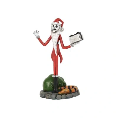 Department Five Disney Nightmare Before Christmas Jack Steals Christmas Figurine 3.9in H In Red