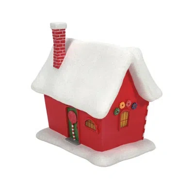 Department Five Disney Nightmare Before Christmas Village Christmas Town House Lighting Building 6.5in H In White;red