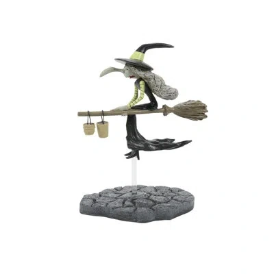 Department Five Disney Nightmare Before Christmas Village Helgamine Witch Figurine 4.9in H In Black;gray