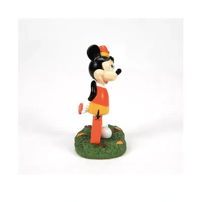 Department Five Disney Village Mickey' Buys A Ticket Halloween Village Accessory Figurine 3in H In Orange;green
