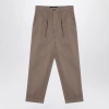 Department Five Dove-colored Cotton Trousers For Men