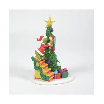 Department Five Dr. Seuss The Grinch Villages It Takes Two, Grinch & Cindy-lou Figurine 6in H In Yellow;green;red