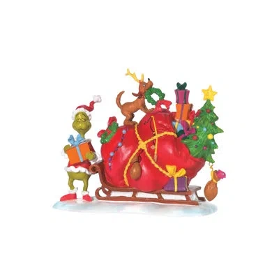 Department Five Dr. Seuss The Grinch Villages The Grinch's Small Heart Grew In Yellow;green;red