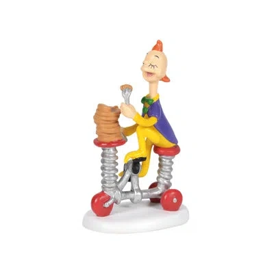 Department Five Dr. Seuss The Grinch Villages Who-ville Pancakes To Go Accessory Figurine 2.8in H In Yellow;silver;red