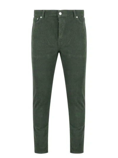 Department Five Drake Corduroy Trousers In Green