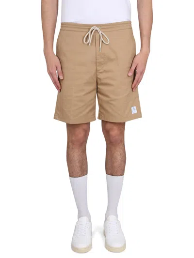 DEPARTMENT FIVE DRAWSTRING BERMUDA SHORTS