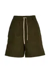 Department Five Drawstring Elasticated Shorts In Brown