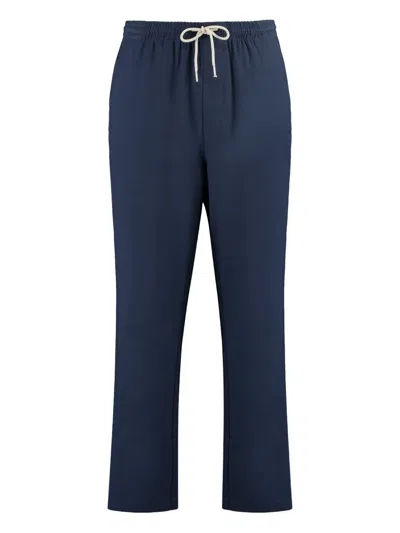 Department Five Department 5 Brewery Cotton Blend Trousers In Blue