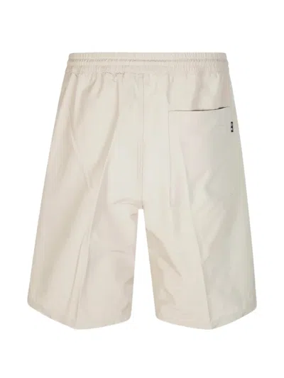 Department Five Drawstring Waist Bermuda Shorts In White