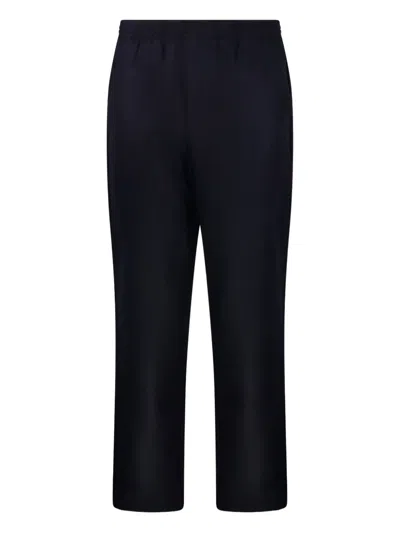 Department Five Elastic-waist Trousers In Black