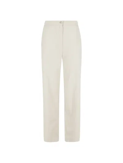 Department Five Elasticated-waist Buttoned Trousers In Neutral