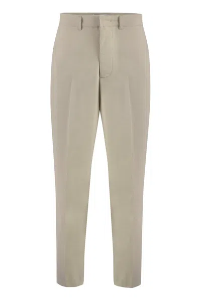Department Five E-motion Wool Blend Trousers In Neutral