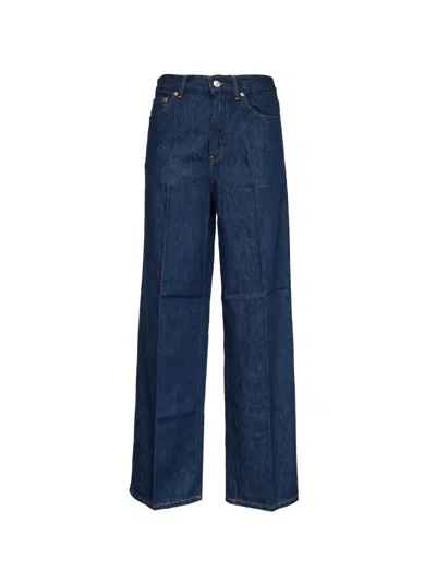 Department Five Express Wide-leg Jeans In Blue