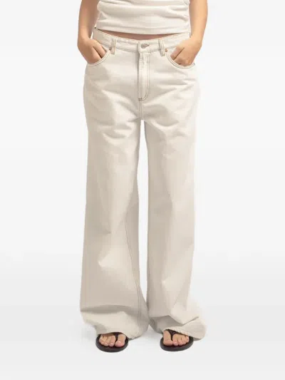 Department Five Express Wide-leg Jeans In Neutral