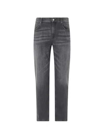 Department Five Faded-effect Jeans In Black