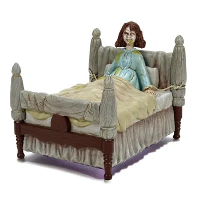 Department Five Fright Avenue Village The Exorcist Regan, Possessed Halloween Figurine In Ivory;brown;gray