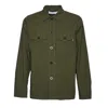 Department Five Front Button Closure Shirt Jacket