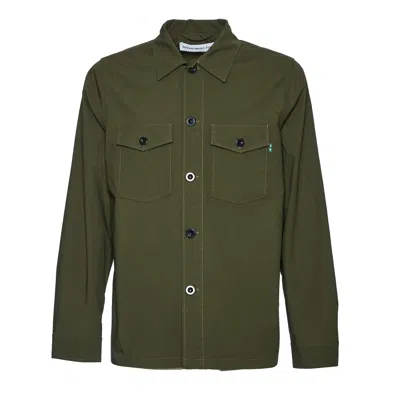 Department Five Front Button Closure Shirt Jacket
