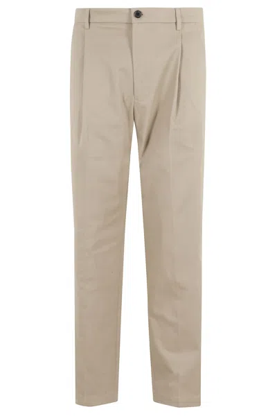 Department Five Gin Pantalone Gamba Ampia In Gold