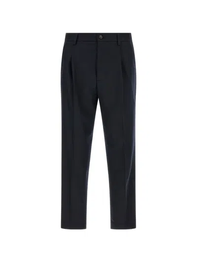 Department Five Gin Pleated Wide-leg Trousers In Multi