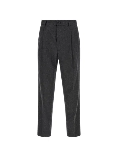 Department Five Gin Tailored Pants Featuring Belt Loops In Gray