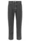 Department Five Musso Logo-patch Jeans In Gray