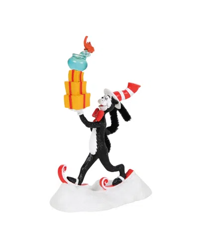 Department Five Grinch Village Looking' Dapper Cat In The Hat Figure In Multi