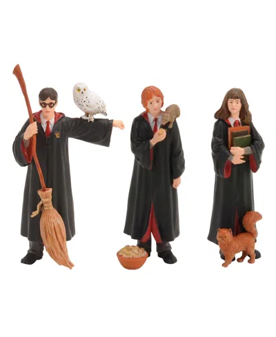 Department Five Harry Potter Gryffindor Trio Figures, Set Of 3 In Black