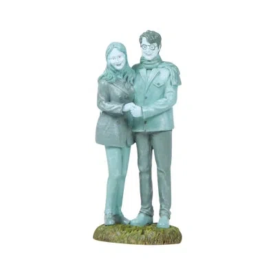 Department Five Harry Potter Village Accessories Lily And James Potter Figurine 3.125 Inch In Blue