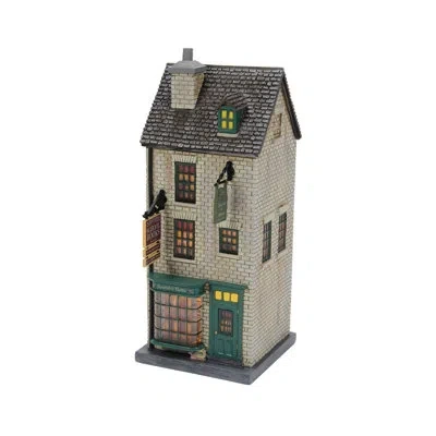 Department Five Harry Potter Village Flourish And Blotts Lighted Village Building 8.3in H In Black;gray