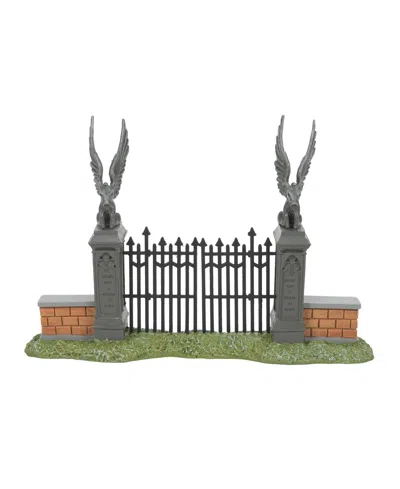Department Five Harry Potter Village Hogwart's Gate Figurine In Multi