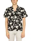 Department Five Department 5 Hawaiian Logo Print Shirt In Multicolour
