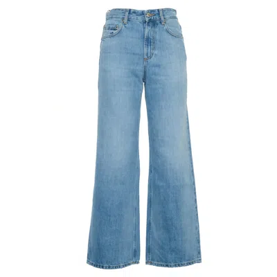 Department Five High-waisted Brea Culotte Jeans With Five-pocket Design In Blue