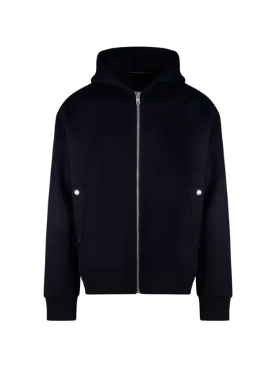 Department Five Hooded Zip-up Jacket In Black