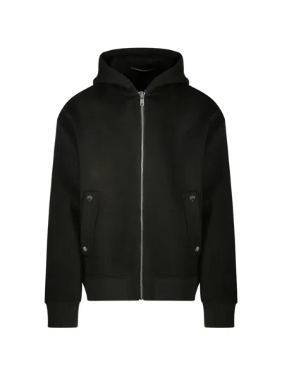 Department Five Hooded Zip-up Jacket In Green
