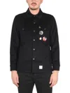 Department Five Structured Jacket With Decorative Pins In Black