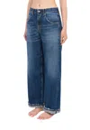 Department Five Wide Leg Mid-rise Jeans In Blue