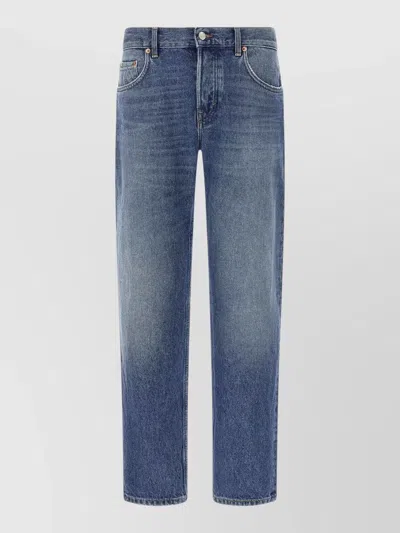 Department Five Keith Jeans Belt Loops Contrast Stitching In Blue