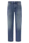 Department Five Straight Leg Stonewashed Denim Jeans With Classic Fit In Blue