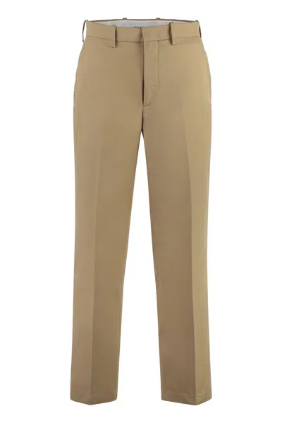 Department Five Kurt Cotton Trousers In Brown