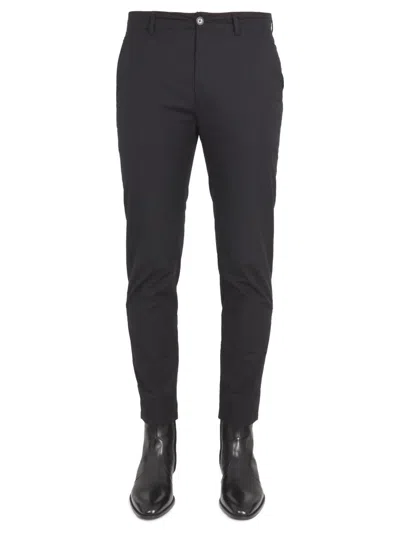 Department Five Logo Patch Trousers For Men In Black