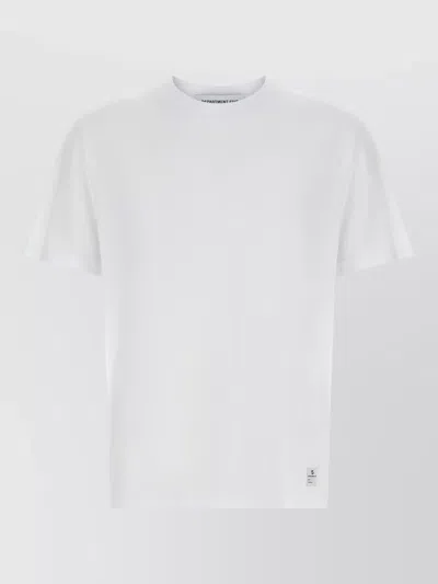 Department Five Logo Print T Shirt Short Sleeves Crew Neck In White