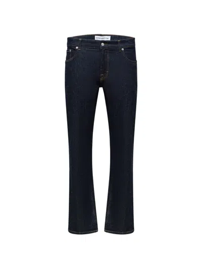 Department Five Logo-patch Straight-leg Jeans In Black