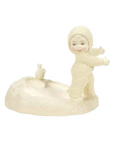 Department Five Making A Snow Angel Figurine In White