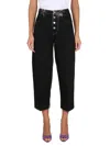 Department Five Button Stitching Jeans In Black
