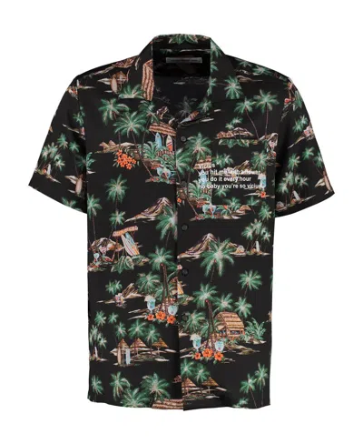 Department Five Men's Polo/t-shirt/blouse In Black