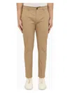 Department Five Off Regular Trousers In Beige