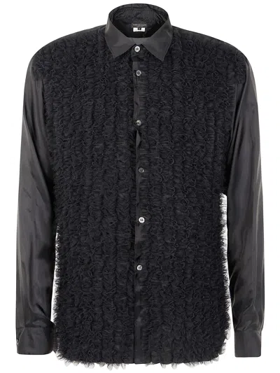 Comme Des Garçons Homme Deux Prince Chinos Crop Trousers In Black