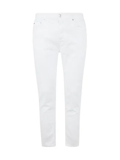 Department Five Men Skinny Jeans: Cotton In White