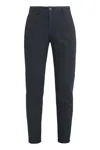 Department Five Department 5 Stretch Cotton Chino Trousers In Blue